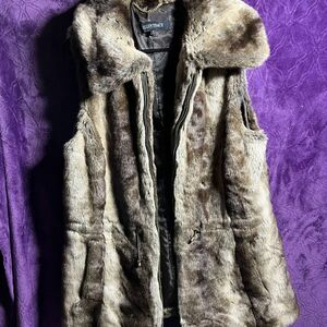 Ellen-tracy Women's Brown Gilet